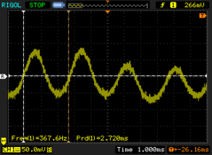 OLED flickering at minimum panel brightness (120.8 - 367.6 Hz)