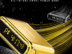 Shargeek Starship Seer 10000 mAh power bank doubles as an alarm clock (Image source: Shargeek)