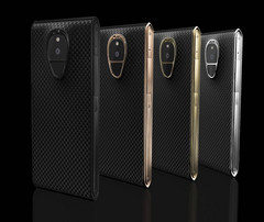 The extravagantly designed phones fetched an equally extravagant price tag (Source: Sirin Labs)