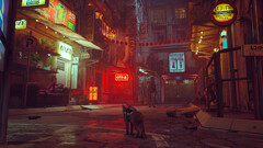 Stray is an atmospheric narrative adventure game about a kitten trying to find his way home. (Image source: Steam)