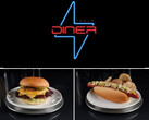 The Tesla Diner burger comes with organic ingredients from local farms. (Image source: Tesla)