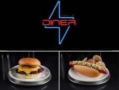 The Tesla Diner burger comes with organic ingredients from local farms. (Image source: Tesla)