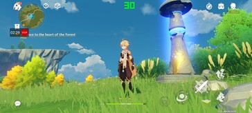 Genshin Impact: Highest preset, 30 fps avg.