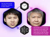 MIT demonstates that chatting with a 60-year-old version of oneself in Future You can help improve feelings of well-being. (Image source: MIT)