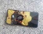 The Samsung Galaxy S10 5G was completely destroyed. (Image source: Naver/user-Rivon)