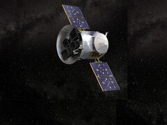 An image of TESS in orbit