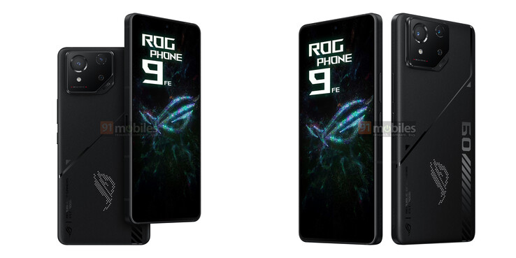 ROG Phone 9 FE leaked renders (Image source: 91mobiles)