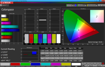 Color space (sRGB target space)