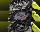 From top to bottom, the Casio G-Shock Gravitymaster GRB300RY-1A9, Mudman GW9500MRY-1A9, and the Rangeman GPRH1000RY-1A9. (Image source: Casio)