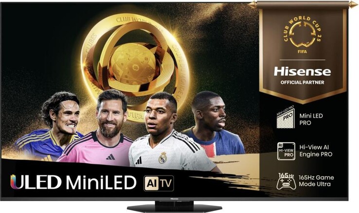 The Hisense U8Q Mini LED TV has arrived in Europe. (Image source: Hisense)