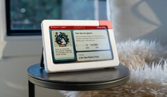 The Inku Calendar has an interface reminiscent of a Pokédex. (Image source: Inkboard Inc via Kickstarter)