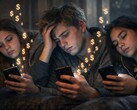 Teens doomscrolling social media while social media providers profit.