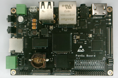 PanGu, an STM32MP1 powered Raspberry Pi alternative with a dual-core MPU. (Image source: I2Som)