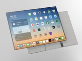 Render of a triple-folding Oppo phone. (Image source: Zhou Yibao)