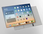 Render of a triple-folding Oppo phone. (Image source: Zhou Yibao)