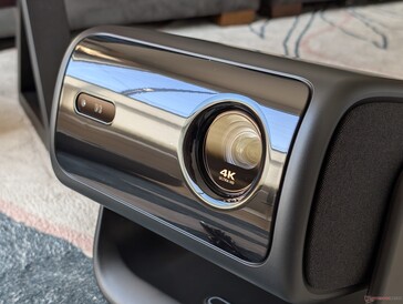 Lens and IR sensors on the piano finish front. A lens cover or wipe would have been appreciated