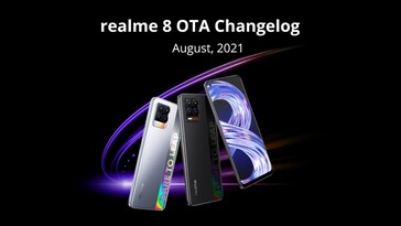 Realme 8 OTA update. (Image source: Realme)