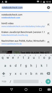 Keyboard portrait mode
