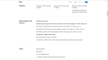 A deep dive into the new iMacs' specs. (Source: Apple)