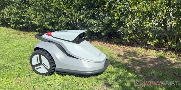 TerraMow V1000 robotic lawnmower at work
