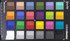 ColorChecker: The target color is in the bottom half of each area.