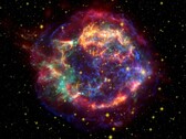 An image showing the remnants of a supernova.