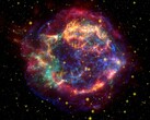 An image showing the remnants of a supernova.