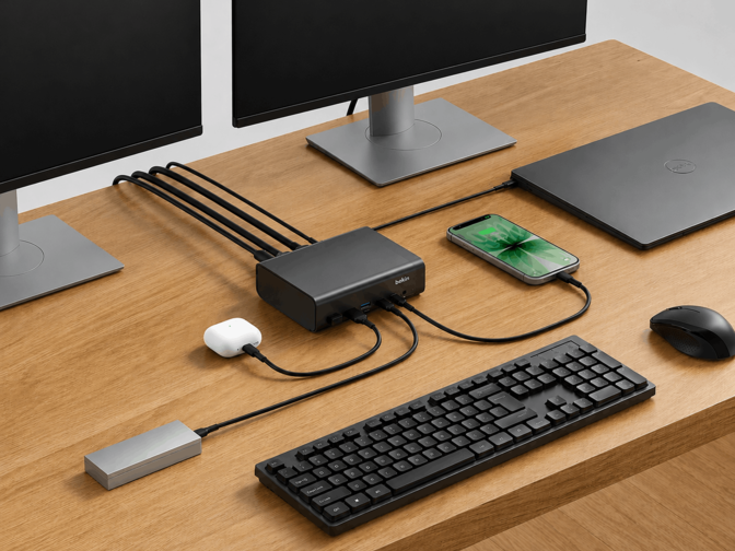 Belkin launches 12-in-1 dock with dual 4K60 displays and 100W