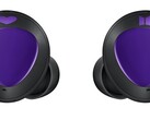 The Galaxy Buds+ BTS edition sports a bright purple color scheme (Image source: @evleaks)