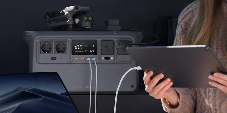 The power station can charge DJI drones quickly (Image source: DJI)