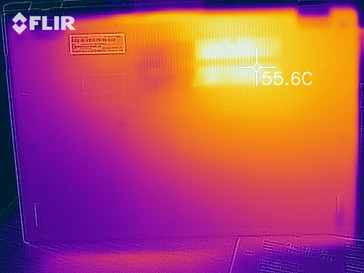 Heat development load (bottom)