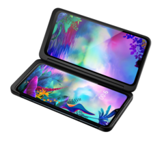 The LG G8X ThinQ comes with its unique dual-screen case for US$779. (Source: LG)