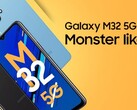 The latest 5G Galaxy M-series phone. (Source: Samsung)