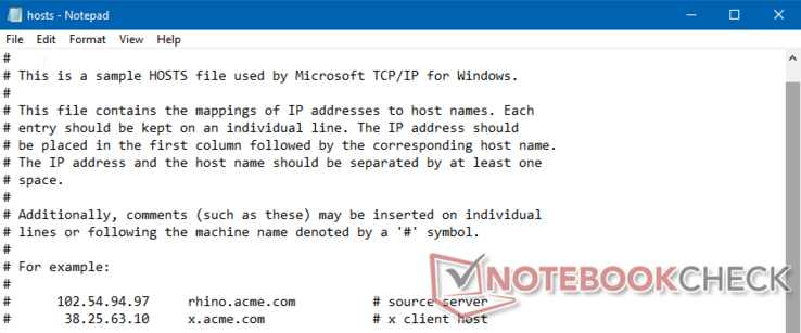 The Hosts file maps domains to IP addresses.