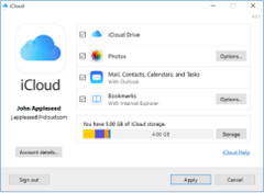 The iCloud dashboard. (Source: Apple) The iCloud dashboard. (Source: Apple)