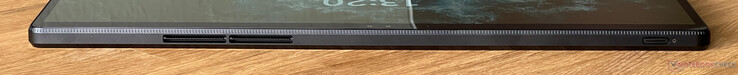 Top: power button
