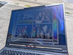 Outdoors under sunlight