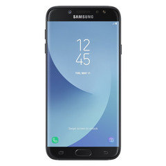 The 2017 Samsung Galaxy J7, in black. (Source: Samsung)