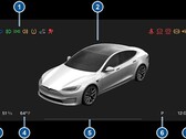 The warning indicator lights (image: Tesla)