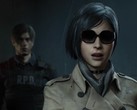 Ada Wong rocks up in the remaster in shades and a trench coat. (Source: Capcom)