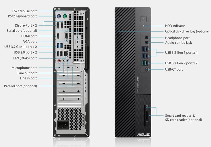 Asus ExpertCenter D9 SFF D900SC (source: Asus)