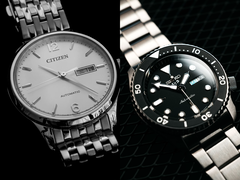One Citizen and Seiko watch