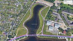 GPS test: lake