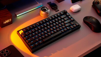 Lemokey P1 HE shine through keycaps