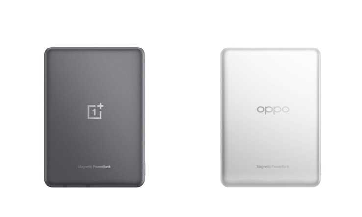 The OnePlus Magnetic Power Bank 5000mAh (left) and the Oppo Magnetic Power Bank 5000mAh (right). (Image source: Oppo Shop)