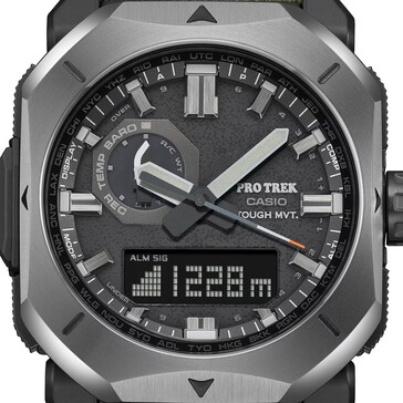 Altimeter display (Image source: Casio)