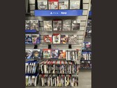 A GameStop aisle filled with physical PS3 games