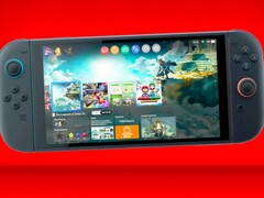 Nintendo Switch 2 with Legend of Zelda: Tears of the Kingdom background. (Image source: Nash Weedle on X)