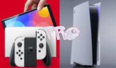 Fresh speculation about a Nintendo Switch Pro and a PS5 Pro has been sparked thanks to an &quot;uncle&quot;. (Image source: Nintendo/Sony - edited)