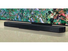 The Samsung HW-Q910D soundbar includes up-firing and side-firing drivers for surround sound. (Image source: Samsung)